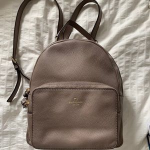 Kate Spade grey mini backpack
